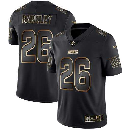 Nike Giants 26 Saquon Barkley Black Gold Vapor Untouchable Limited Jersey Dyin,We sell and wholesale Nike Giants 26 Saquon Barkley Black Gold Vapor Untouchable Limited Jersey Dyin on line form chian!